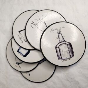 Vintage Norwegian Liquor Coasters